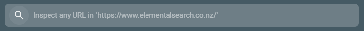 URL inspection tool within Google Search Console